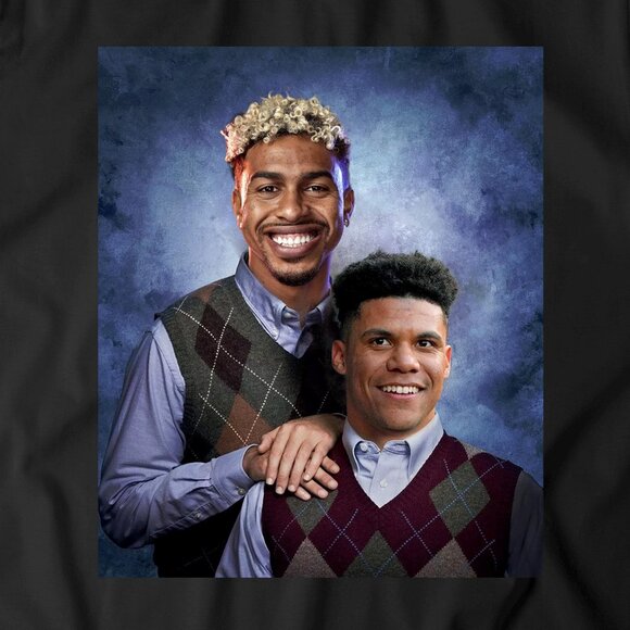 Lindor and Soto - Stepbrothers - Black Tshirt - New York Baseball - Picture 2 of 2